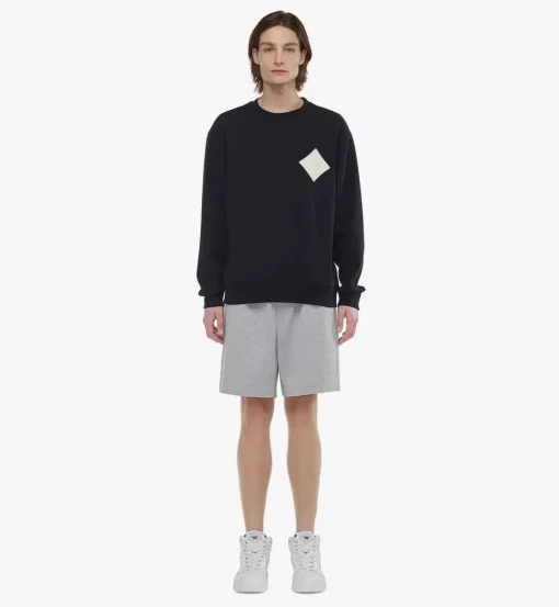 Logo Patch Boucle Sweatshirt
