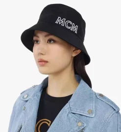 Mcm Essentials Bucket Hat In Cotton Twill