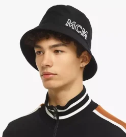 Mcm Essentials Bucket Hat In Cotton Twill