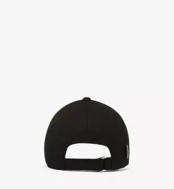 Mcm Essentials Logo Cap In Cotton Twill