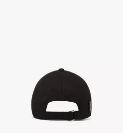 Mcm Essentials Logo Cap In Cotton Twill