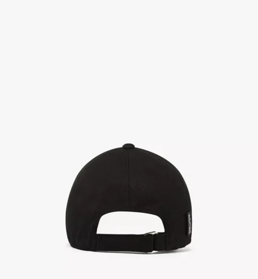 Mcm Essentials Logo Cap In Cotton Twill