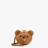 Mcm Park Pouch Charm In Visetos Leather Mix