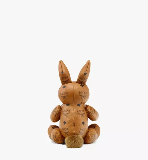 Mcm Park Rabbit Stationery Holder In Visetos Leather Mix