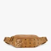 Mcm X Bape Fursten Belt Bag In Visetos