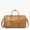 Mcm X Bape Ottomar Weekender Bag In Visetos