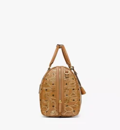Mcm X Bape Ottomar Weekender Bag In Visetos