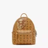Mcm X Bape Stark Backpack In Visetos