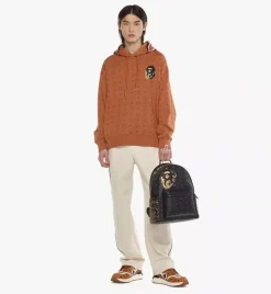 Mcm X Bape Stark Backpack In Visetos