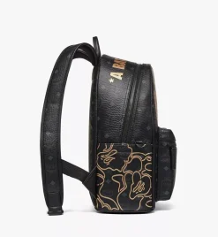 Mcm X Bape Stark Backpack In Visetos
