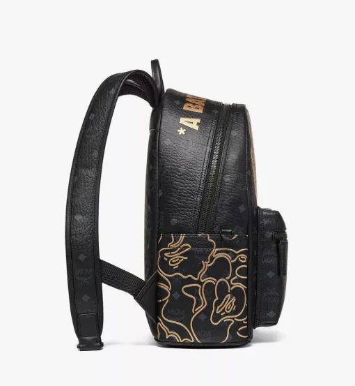 Mcm X Bape Stark Backpack In Visetos