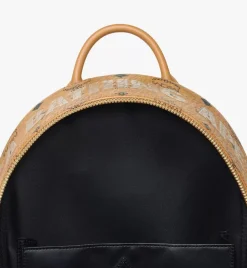 Mcm X Bape Stark Backpack In Visetos