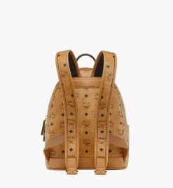 Mcm X Bape Stark Backpack In Visetos