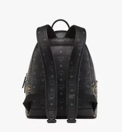 Mcm X Bape Stark Backpack In Visetos