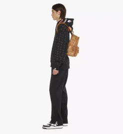 Mcm X Bape Stark Backpack In Visetos