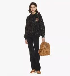 Mcm X Bape Stark Backpack In Visetos