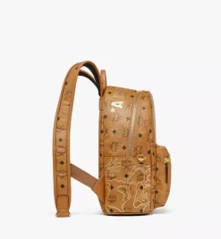 Mcm X Bape Stark Backpack In Visetos