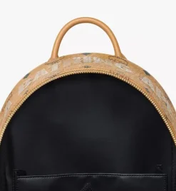 Mcm X Bape Stark Backpack In Visetos