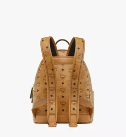 Mcm X Bape Stark Backpack In Visetos