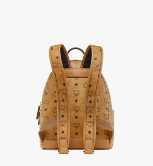 Mcm X Bape Stark Backpack In Visetos