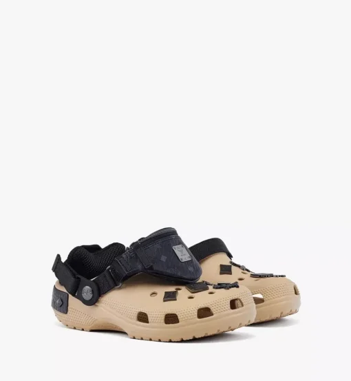 Mcm X Crocs Classic Clog W/ Belt Bag Bracelet