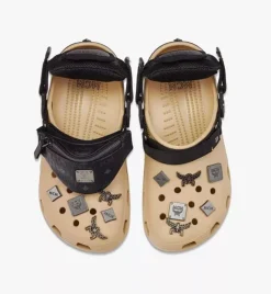 Mcm X Crocs Classic Clog W/ Belt Bag Bracelet