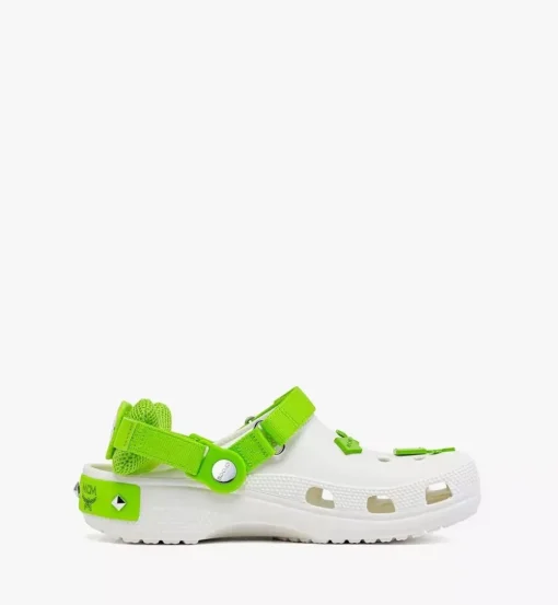 Mcm X Crocs Classic Clog W/ Belt Bag Bracelet
