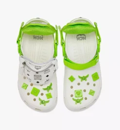 Mcm X Crocs Classic Clog W/ Belt Bag Bracelet