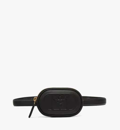 Mode Travia Belt W/ Zip Pouch In Nappa Leather