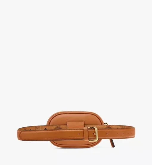 Mode Travia Belt W/ Zip Pouch In Nappa Leather