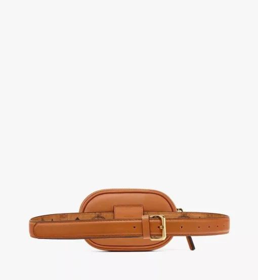 Mode Travia Belt W/ Zip Pouch In Nappa Leather