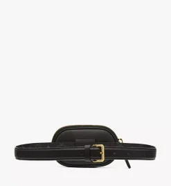 Mode Travia Belt W/ Zip Pouch In Nappa Leather