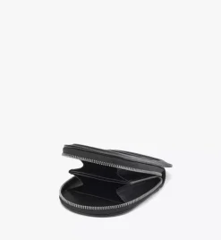 Mode Travia Logo Card Holder In Spanish Nappa Leather