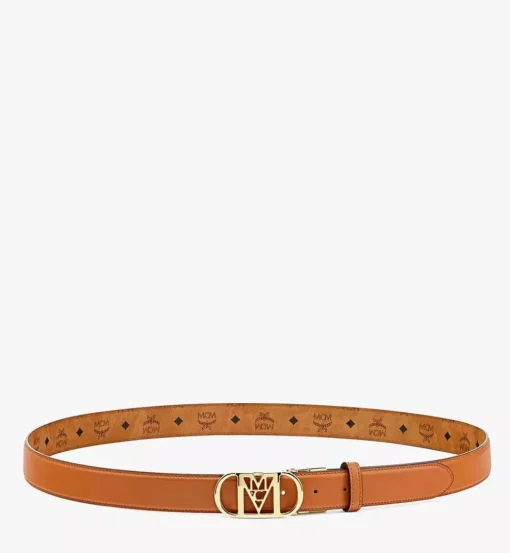 Mode Travia Reversible Belt 1" In Embossed Leather