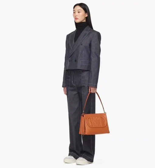 Mode Travia Shoulder Bag In Spanish Calf Leather