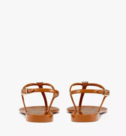 Monogram Jelly Sandals