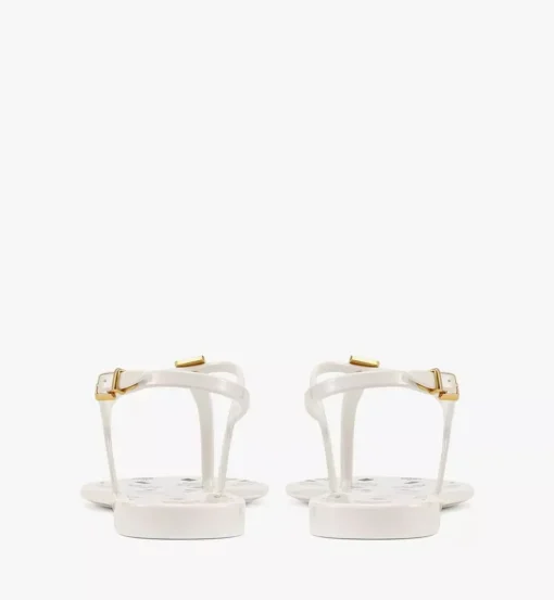 Monogram Jelly Sandals