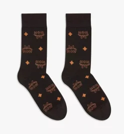 Monogram Knit Socks