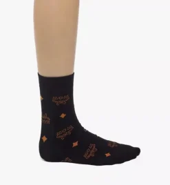 Monogram Knit Socks