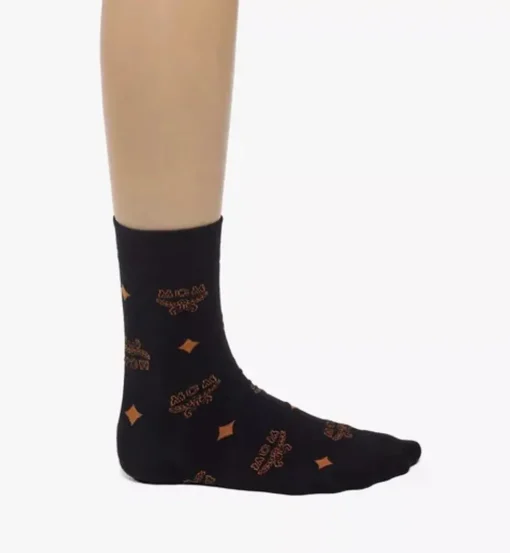 Monogram Knit Socks