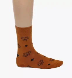 Monogram Knit Socks