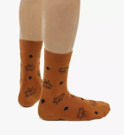 Monogram Knit Socks
