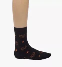 Monogram Knit Socks