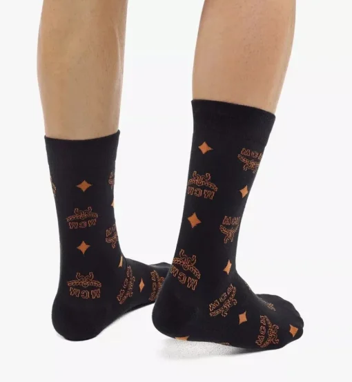 Monogram Knit Socks
