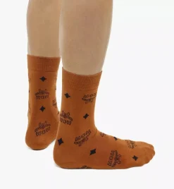 Monogram Knit Socks