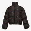 Monogram Print Puffer Jacket In Regenerated Nylon