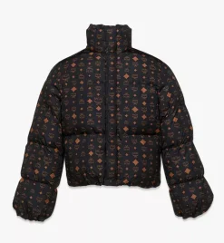 Monogram Print Puffer Jacket In Regenerated Nylon