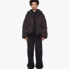 Monogram Print Puffer Jacket In Regenerated Nylon