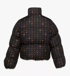 Monogram Print Puffer Jacket In Regenerated Nylon