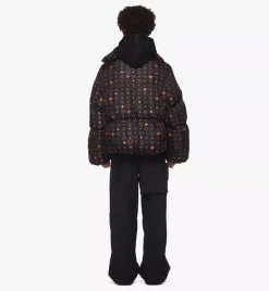 Monogram Print Puffer Jacket In Regenerated Nylon